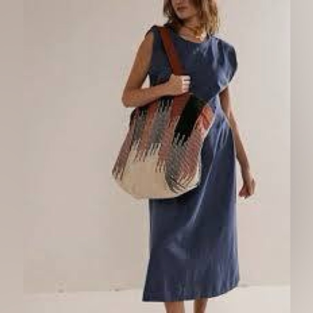 FREE PEOPLE NWT SIMONE MIDI DRESS - Picture 4 of 16